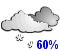 Possibilité d'averses de neige (60%)