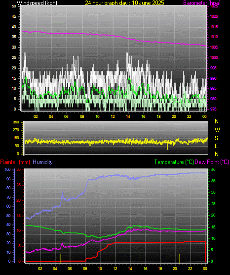 24 Hour Graph for Day 10