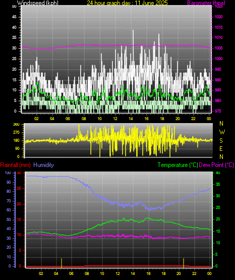 24 Hour Graph for Day 11