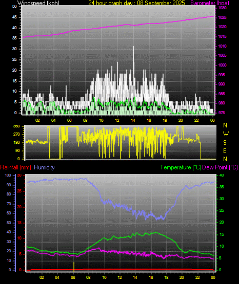 24 Hour Graph for Day 08