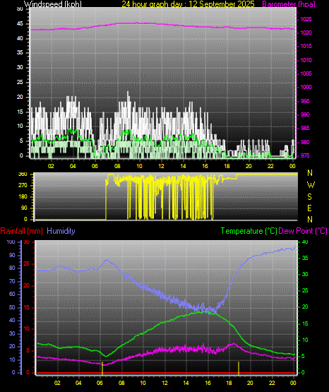 24 Hour Graph for Day 12