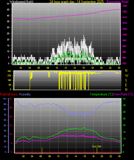 24 Hour Graph for Day 14