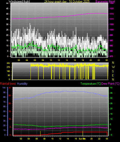 24 Hour Graph for Day 16