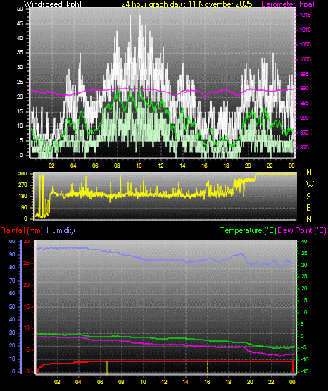 24 Hour Graph for Day 11