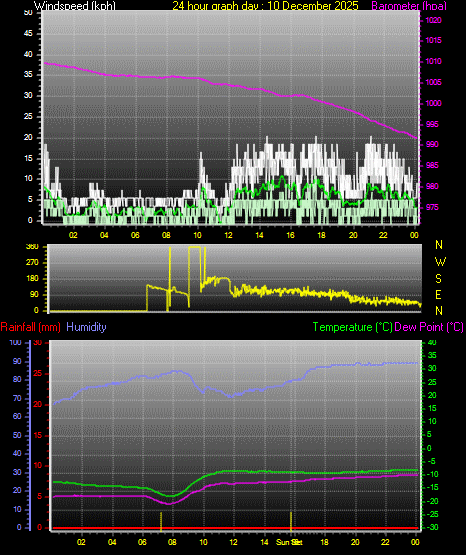 24 Hour Graph for Day 10