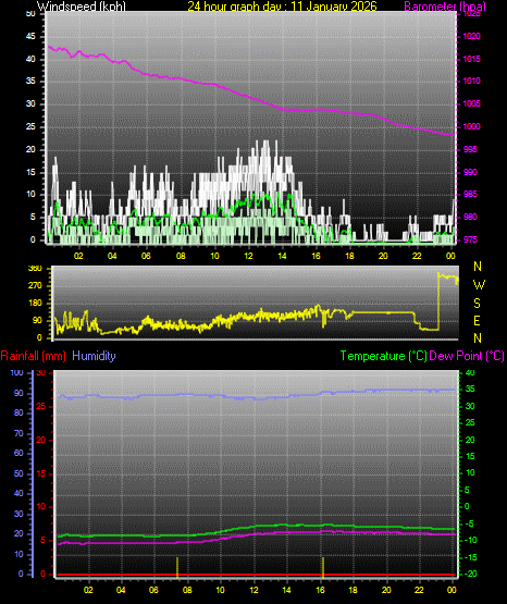 24 Hour Graph for Day 11