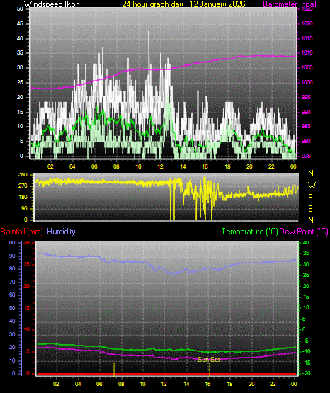 24 Hour Graph for Day 12