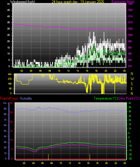 24 Hour Graph for Day 19