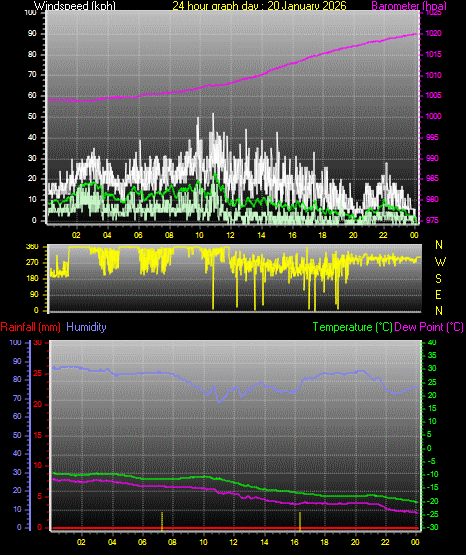 24 Hour Graph for Day 20