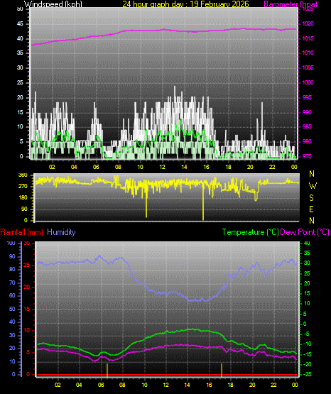 24 Hour Graph for Day 19